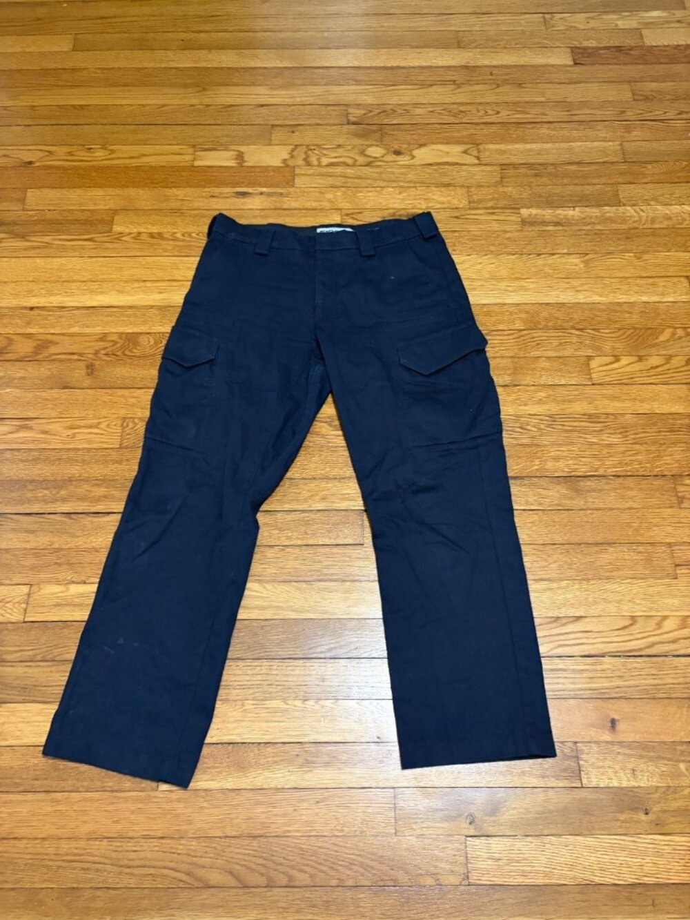 First Tactical Mens Cargo Pants Navy Blue Ripstop Utility Trousers 32x30